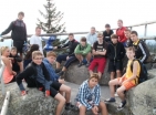 na vrcholu Třístoličníku na vrcholu Třístoličníku