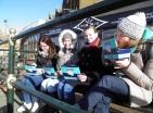 Fish and chip lunch at the seaside