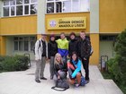 23 Usak, outside the school