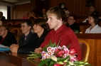 Předání vysvědčení studentům třídy S4D, třídní Mgr. Šárka Černá Předání vysvědčení studentům třídy S4D, třídní Mgr. Šárka Černá